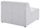 Bartlett Upholstered Fabric 8-Piece Sectional Sofa, Ivory