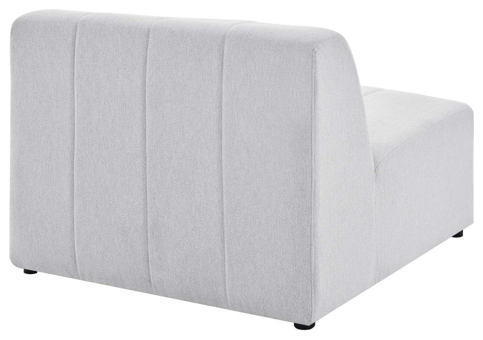 Bartlett Upholstered Fabric 8-Piece Sectional Sofa, Ivory