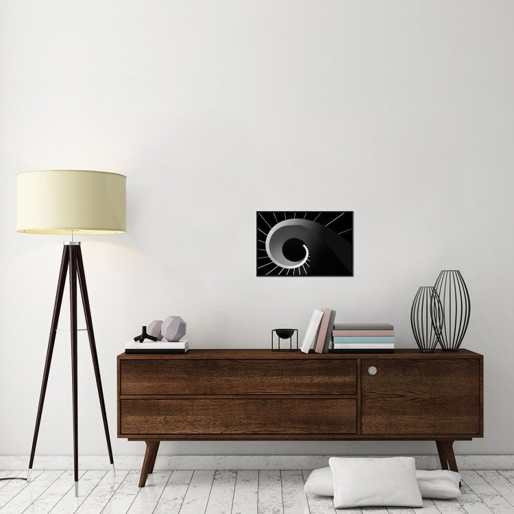 "Escape The Void" Framed Canvas Giclee by Abrantespaulo, 23x16"