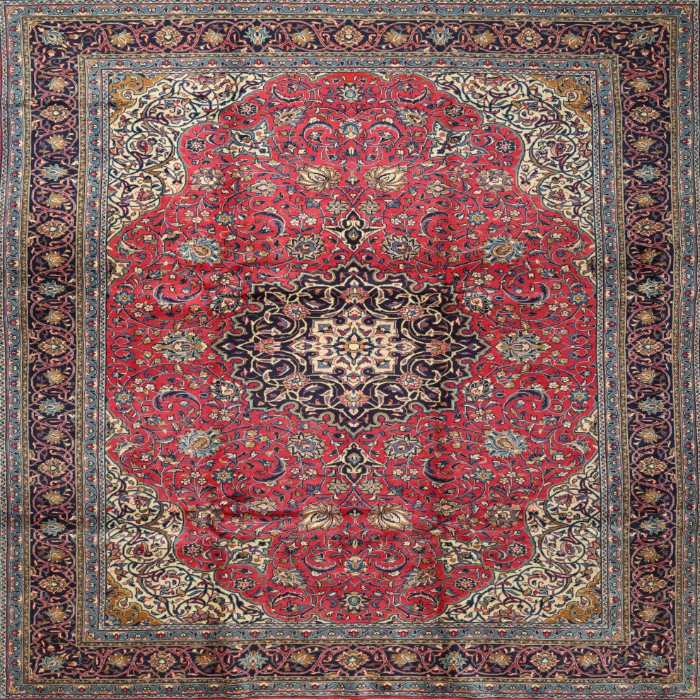Ahgly Company Indoor Square Traditional Area Rugs, 3' Square