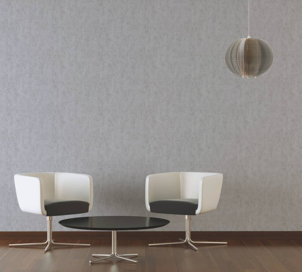 Textured Wallpaper Concrete Plain, 366004, Gray, 1 Roll