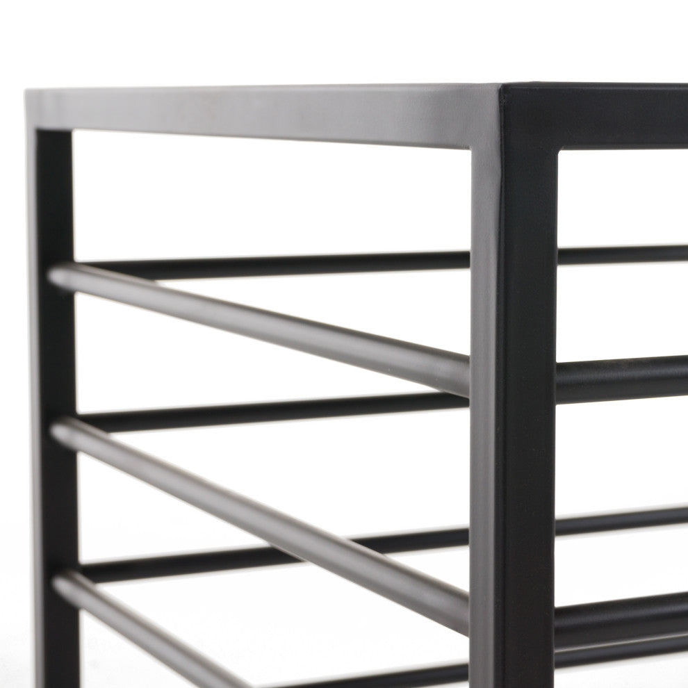Modrest Malvo Modern Black + Glass End Table
