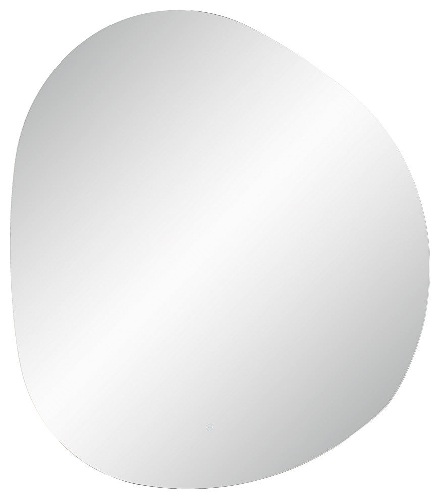 Terni 45" Tall Irregular LED Mirror, Clear