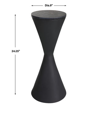 Uttermost Time's Up Hourglass Shaped Drink table