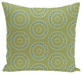 Happiness Is? Floral Print Pillow, Avocado, 26"x26"