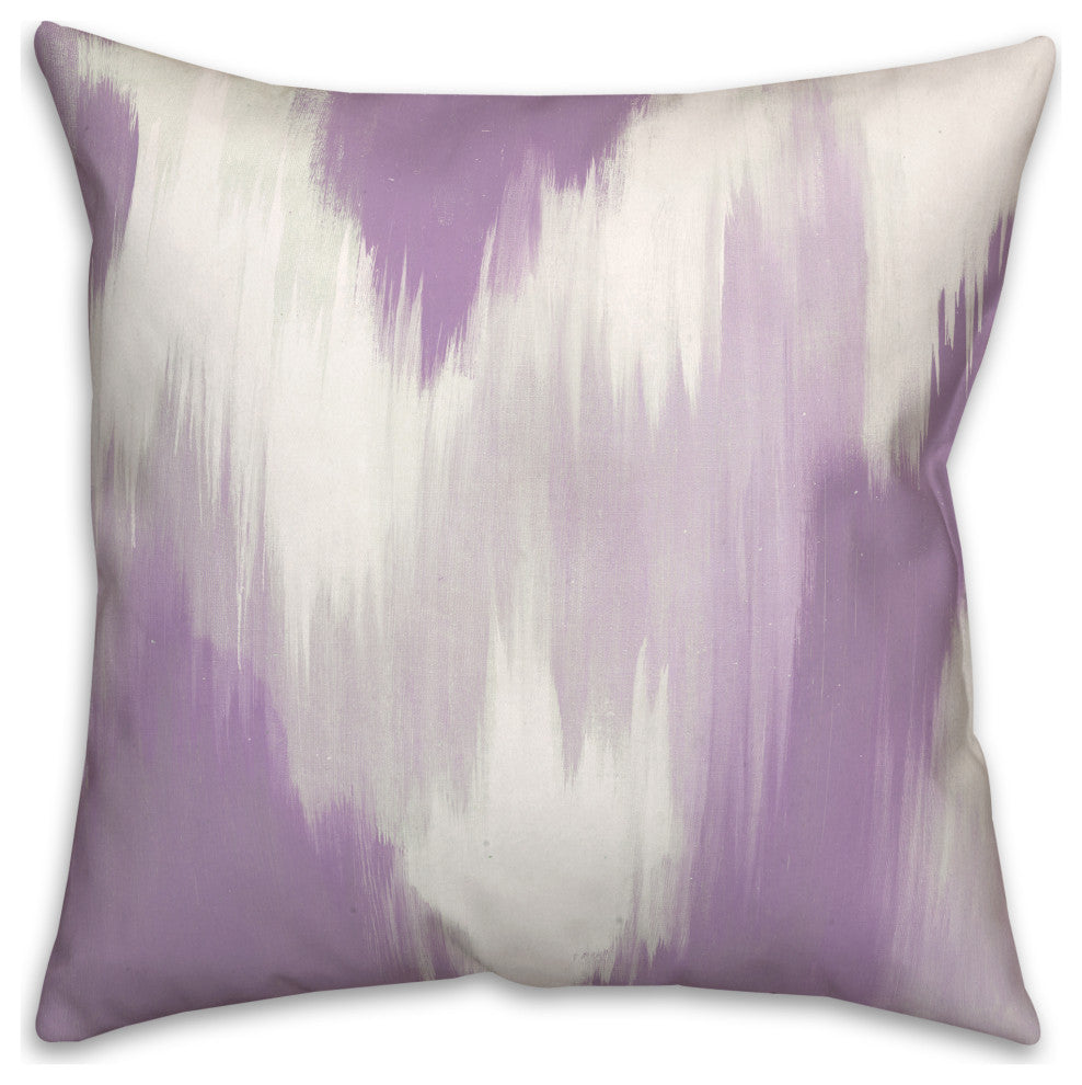 Purple Splotches 18x18 Spun Poly Pillow