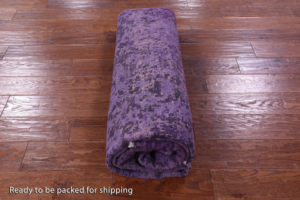 5' 10" X 8' 8" Handmade Wool & Silk Modern Rug - Q12736