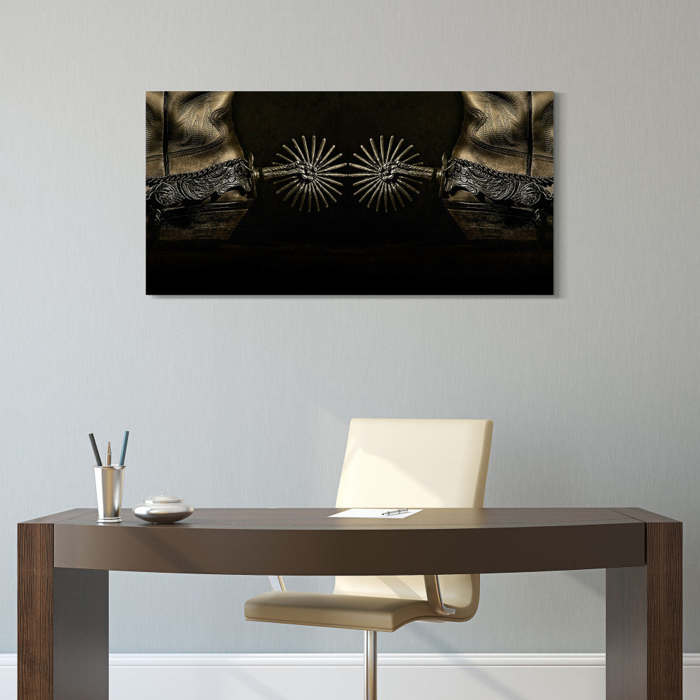 "Silver Spur Spiral" Frameless Floating Tempered Glass Panel Graphic Wall Art