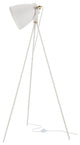 Nourison HAF02 Floor Lamp, White, 10" x 27" x 57"