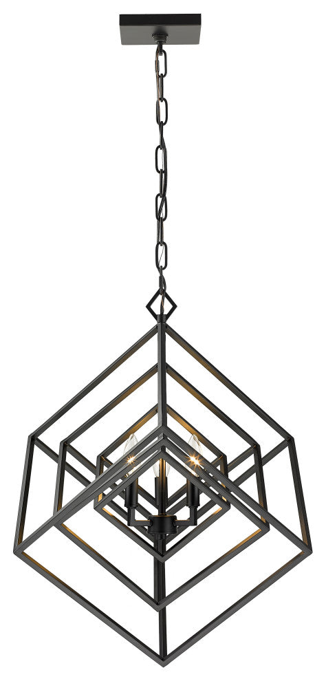 Zlite 457-3MB 3-Light Chandelier, Other