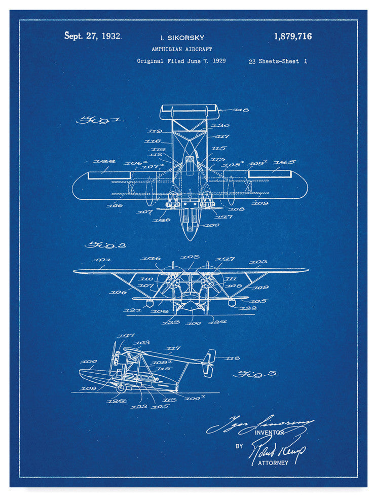 "Plane 1" by Cole Borders, Canvas Art, 47"x35"