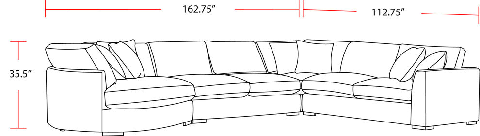 4 Piece Modular Sectional