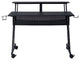 Rectangular Music Desk With Wheels, Black