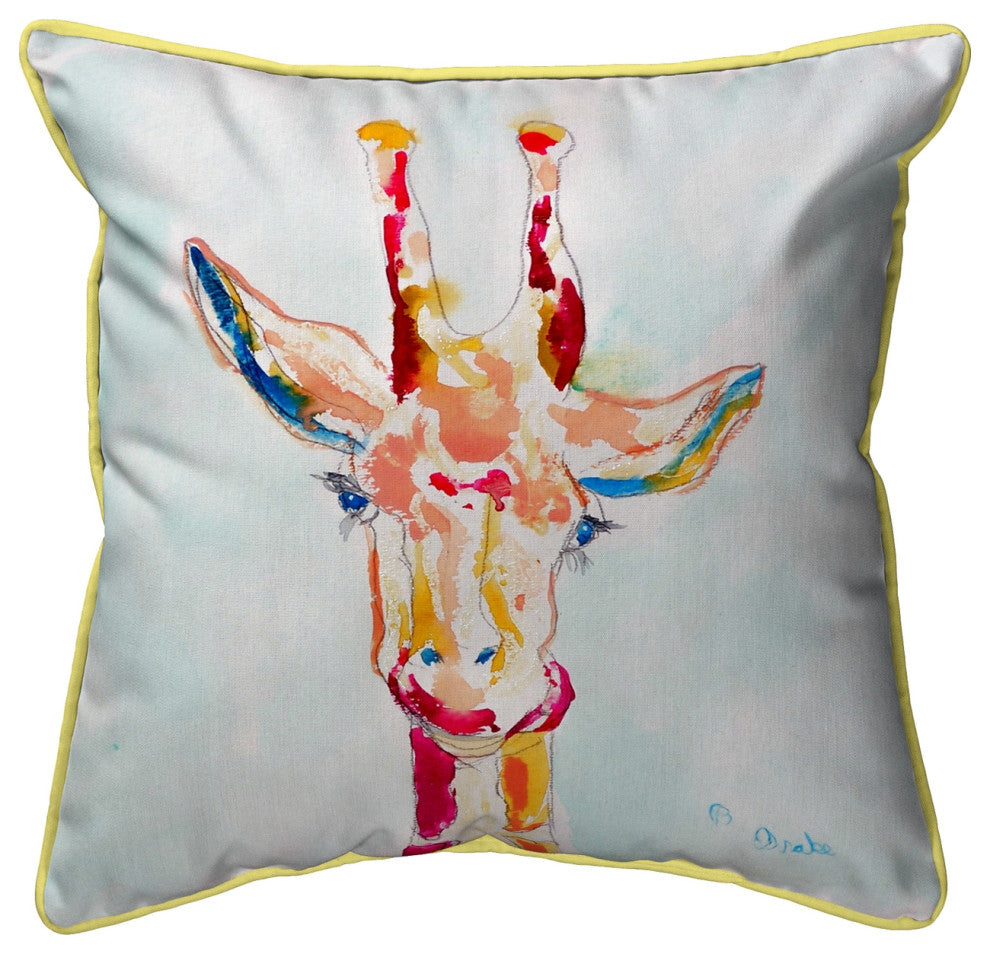 Giraffe Large Indoor/Outdoor Pillow 18x18