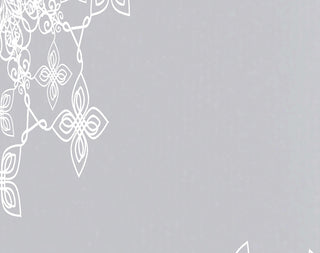Falling Snow Decorative Holiday Geometric Print Hand Towel, Gray