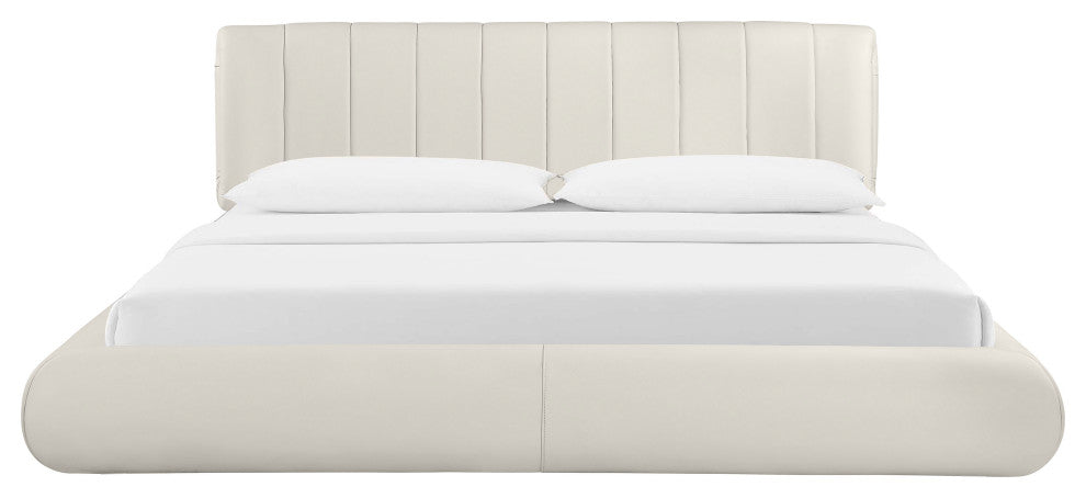 Karol Vegan Leather Bed, Queen