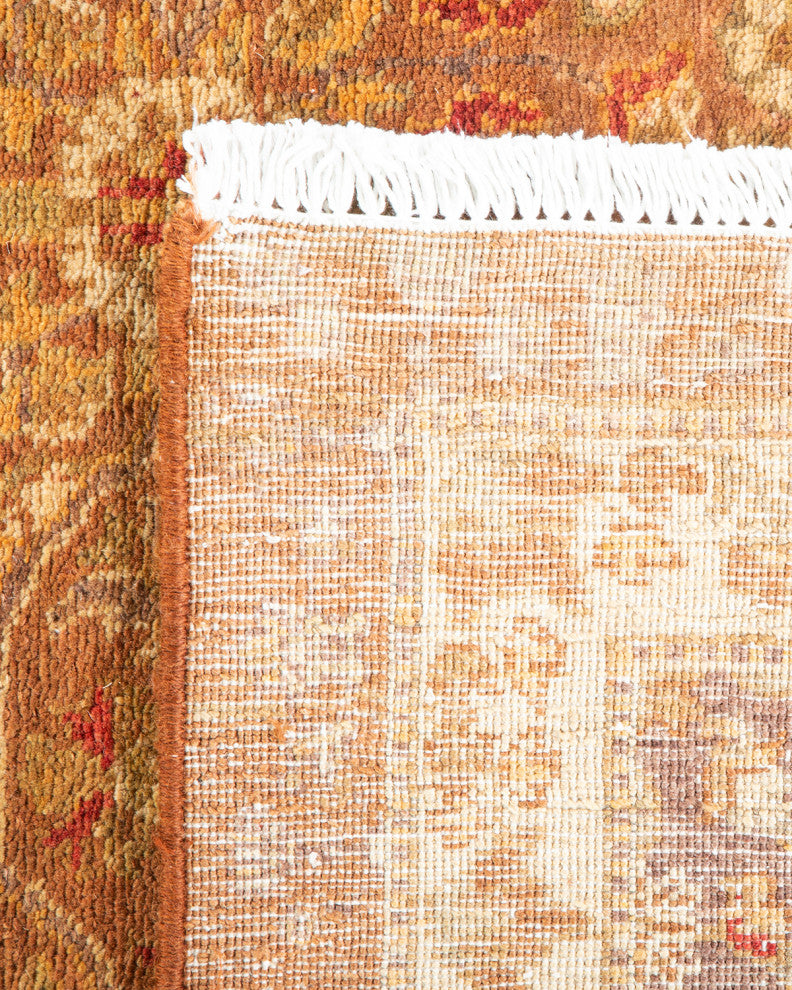 Sevim One-of-a-Kind Hand-Knotted Area Rug Yellow, 8'4"x10'5"