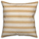 Gold Stripe 18 x 18 Spun Poly Pillow