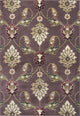 HomeRoots 8'x11' Plum Machine Woven Floral Traditional Indoor Area Rug