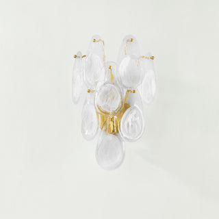 Darcia 20.25" High Aged Brass Wall Sconce