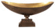 Rustic Bronze Oblong Footed Centerpiece Bowl