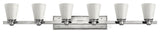 Hinkley Avon Extra Large Six Light Vanity, Chrome