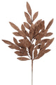 Vickerman L148215 22" Chocolate Glitter Bay Leaf Artificial Christmas Spray