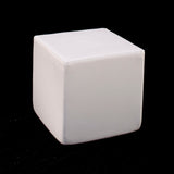Dot Square Ottoman, Chill White