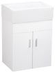 Melamine Wall-Hung Vanity Two Doors PLUS Sink