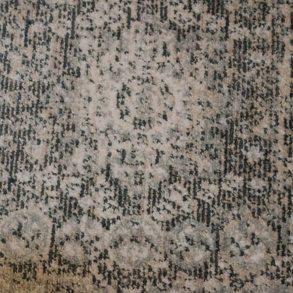 Machine Made Polyester Durable Indoor Outdoor Washable Oriental Pattern Footmat