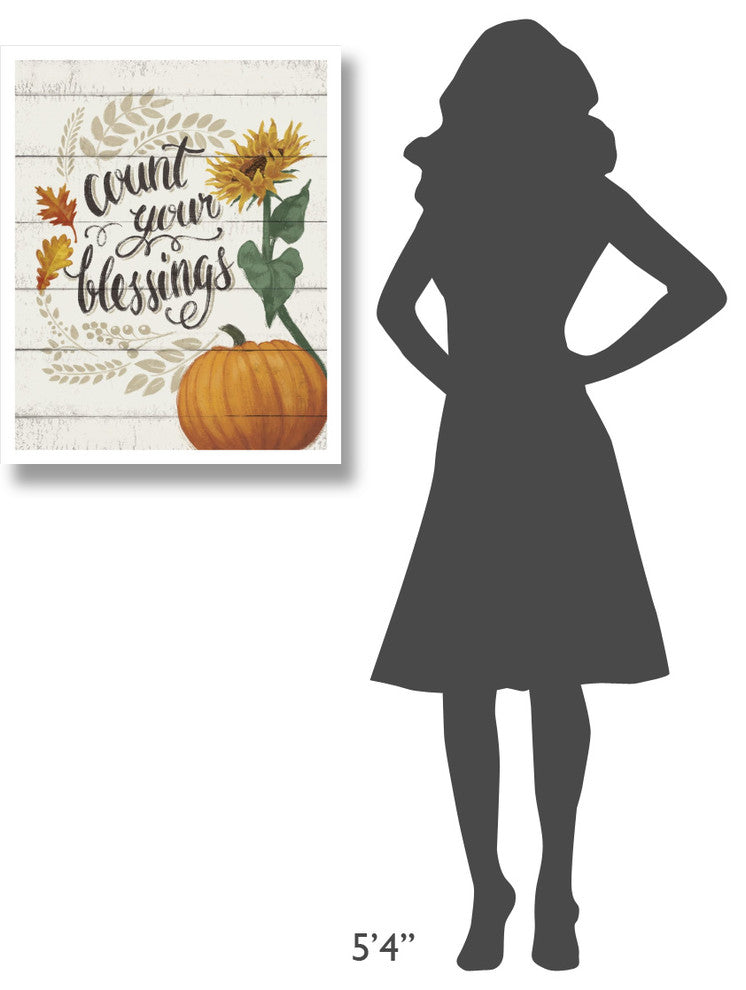 "Harvest Delight IV on White" Digital Paper Print by Janelle Penner, 24"x30"
