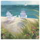 "Regatta I Square" Digital Paper Print by Julia Purinton, 32"x32"
