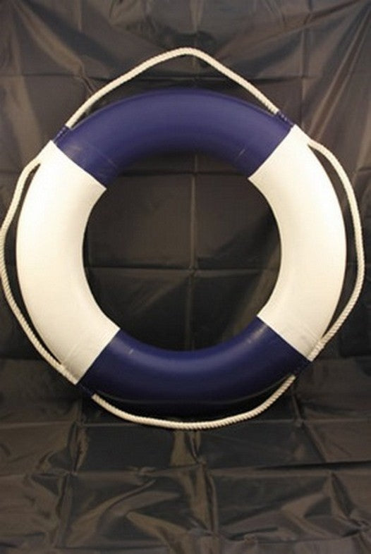 30" Blue and White Life Ring
