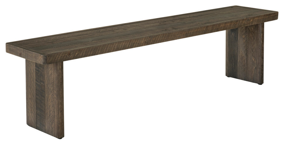 Rustic Monterey Bench - Grey