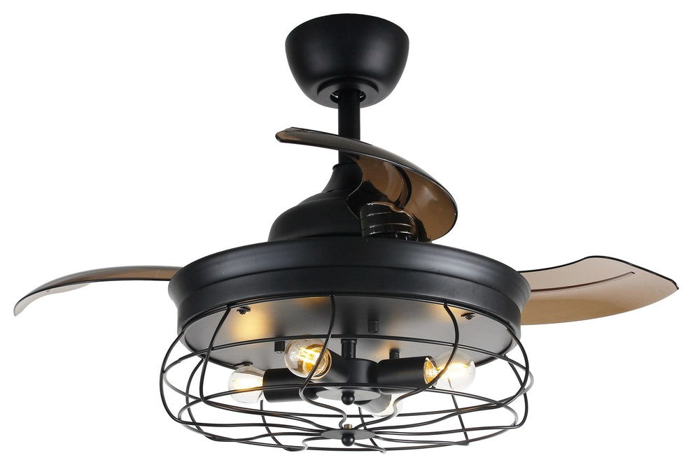 36-Inch Industrial Ceiling Fan With Foldable Blades