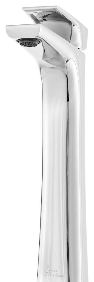 Monaco Single Hole Single-Handle High Arc Bathroom Faucet, Chrome