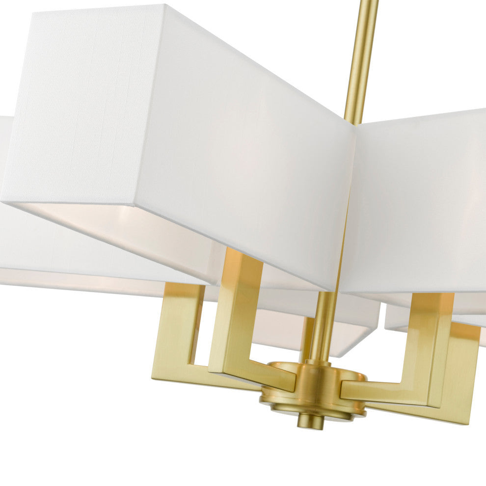 Rubix 5 Light Black Chandelier