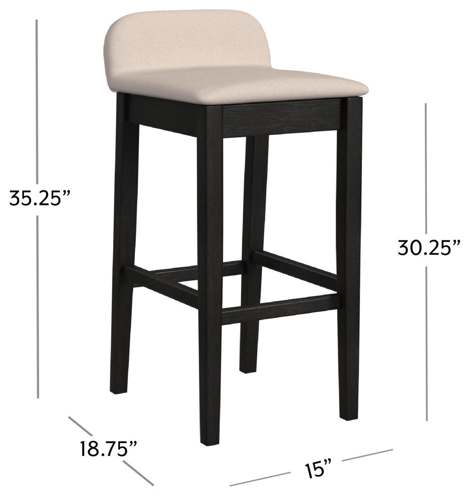 Hillsdale Maydena Wood Bar Height Stool