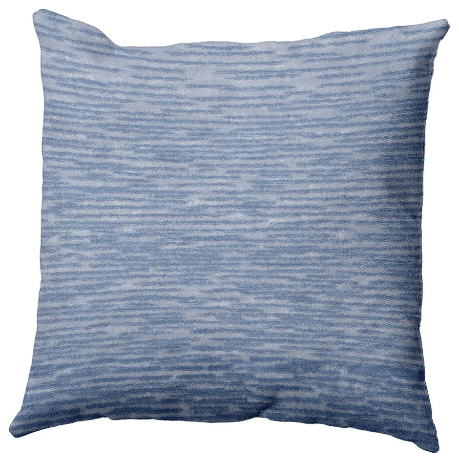 16" x 16" Marled Knit Decorative Indoor Pillow, Cadet Blue