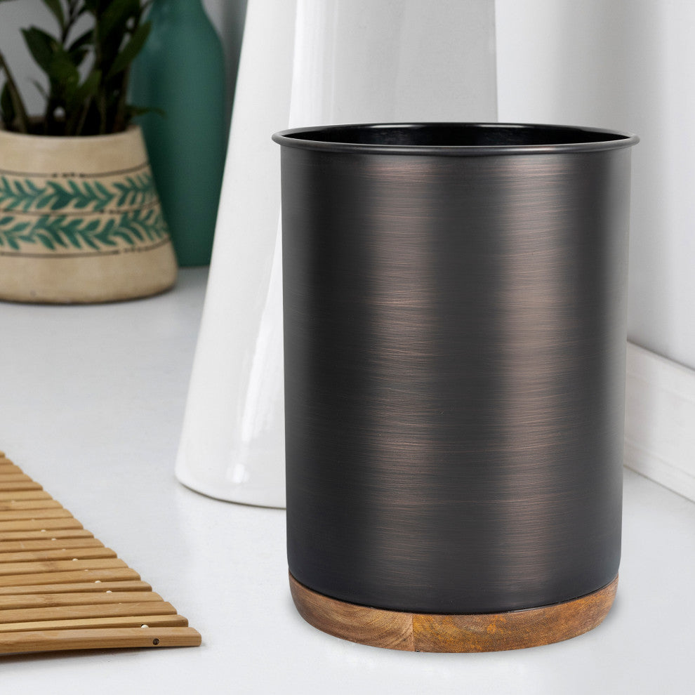 nu steel Salem Orb Waste Basket