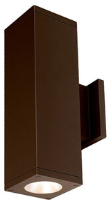 Cube Architectural 5" LED Wall-Light Towards Wall 40 Deg Beam 3500K, Bronze