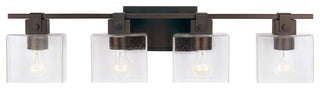 Capital Lighting 139144-498 4 Light 8" Tall Bathroom Vanity Light - Oil Rubbed