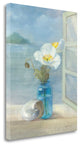 "Coastal Florals II" By Danhui Nai, Giclee Print on Gallery Wrap Canvas