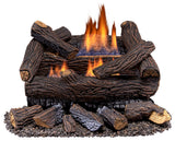Duluth Forge Ventless Dual Fuel Gas Log Set, 18" 30,000 BTU, T-Stat