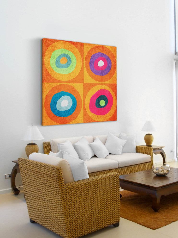 "Flaming June" Painting Print on Canvas by Irena Orlov