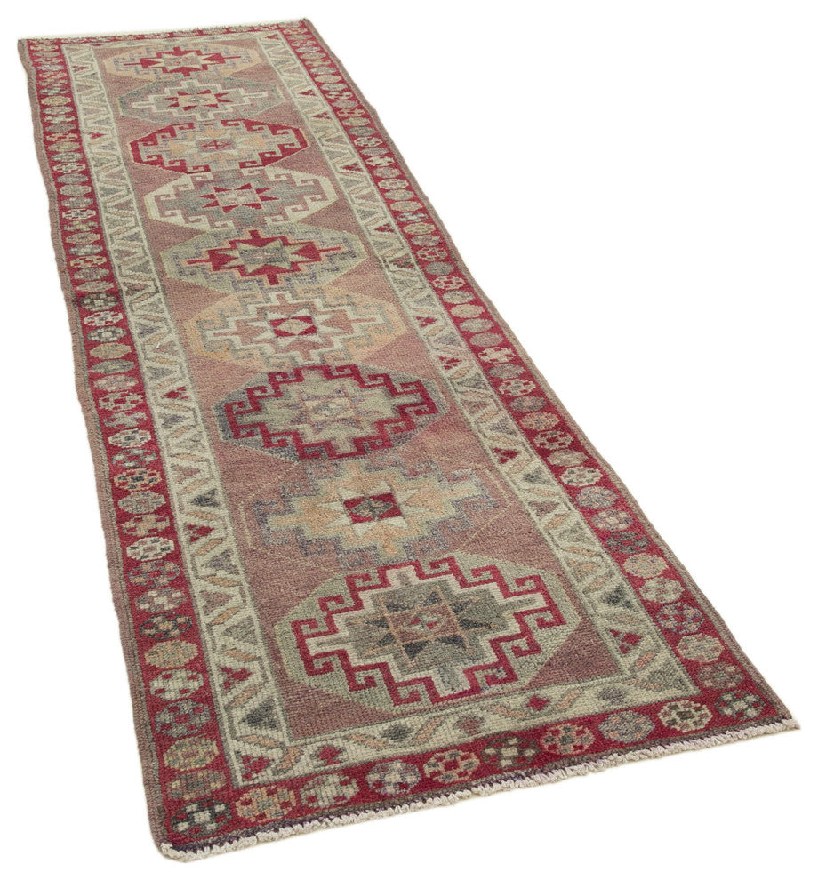 Rug N Carpet - Handwoven Oriental 2' 8" x 8' 10" Antique Runner Rug