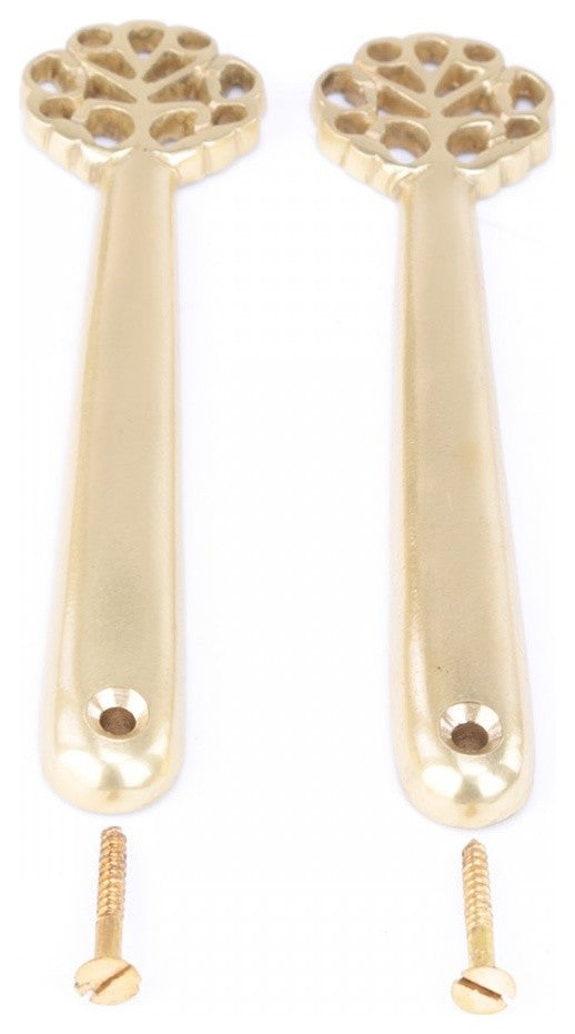 Solid Brass Carpet Arm Stair Holder Clips Pair PVD Finish |