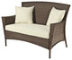 Galleon Collection Outdoor Garden Patio Furniture 1-Piece Loveseat