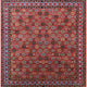 Ahgly Company Indoor Square Mid-Century Modern Area Rugs, 8' Square