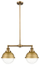INNOVATIONS 209-BB-HFS-82-BB-LED 2-Light Island Light Brushed Brass